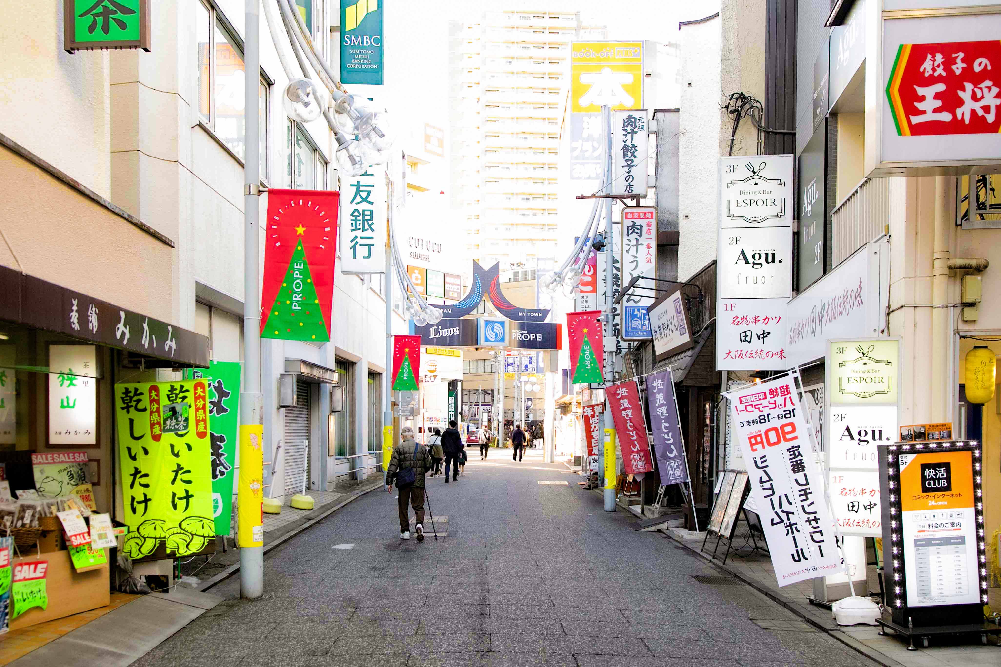 所沢駅前 プロペ通り商店街 ペット可シェアハウス周辺の買い物環境